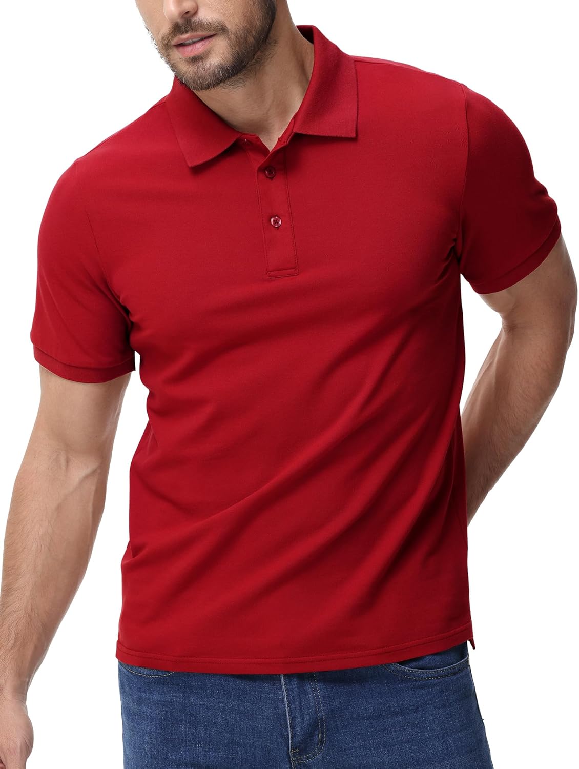 formal solid Polo shirt