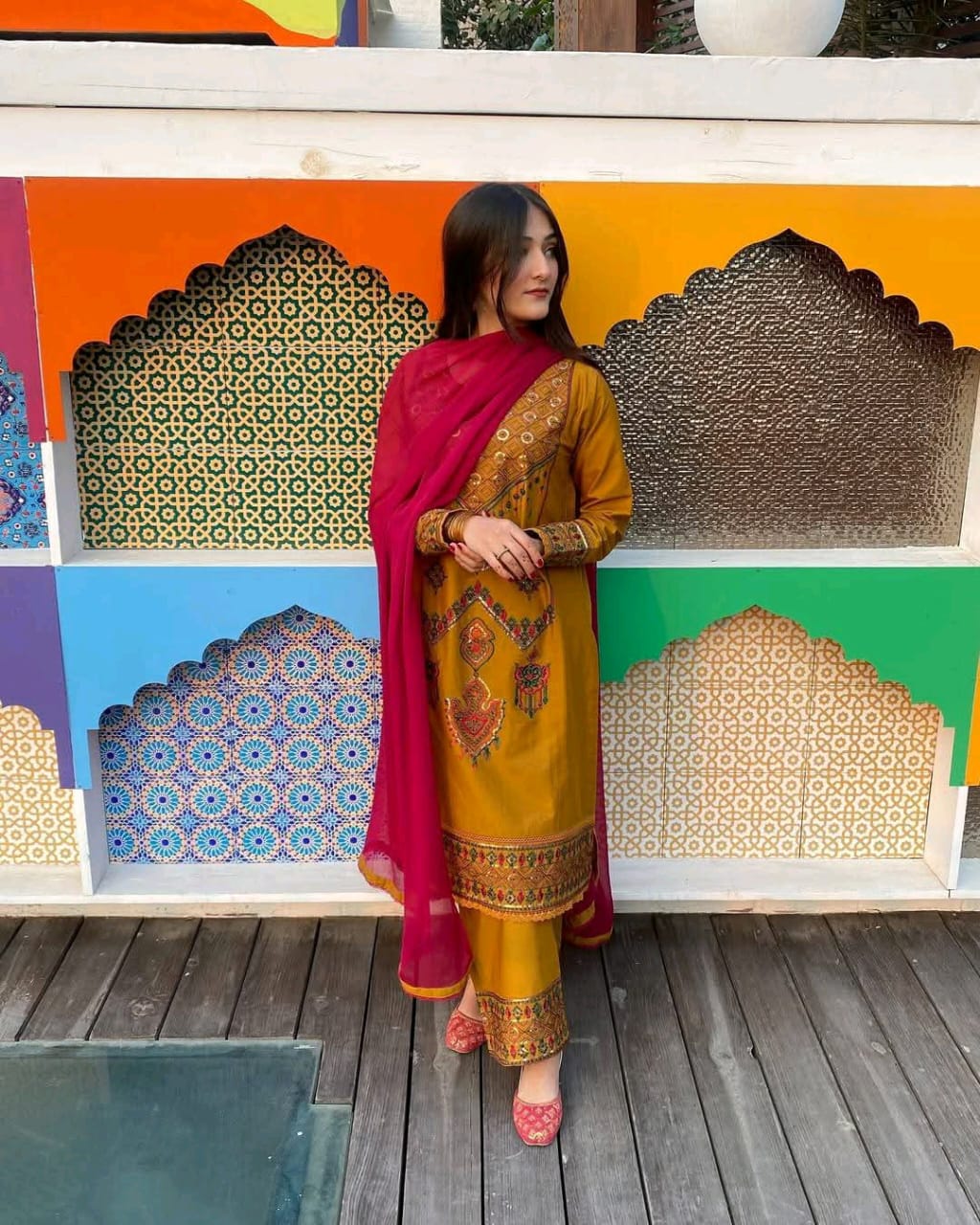 সিকোয়েন্স এমবোডারি থ্রি পিস