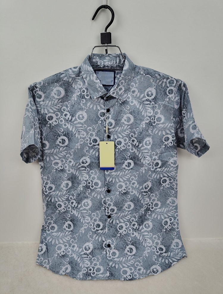 পিওর সুতির হাফ প্রিন্ট শার্ট