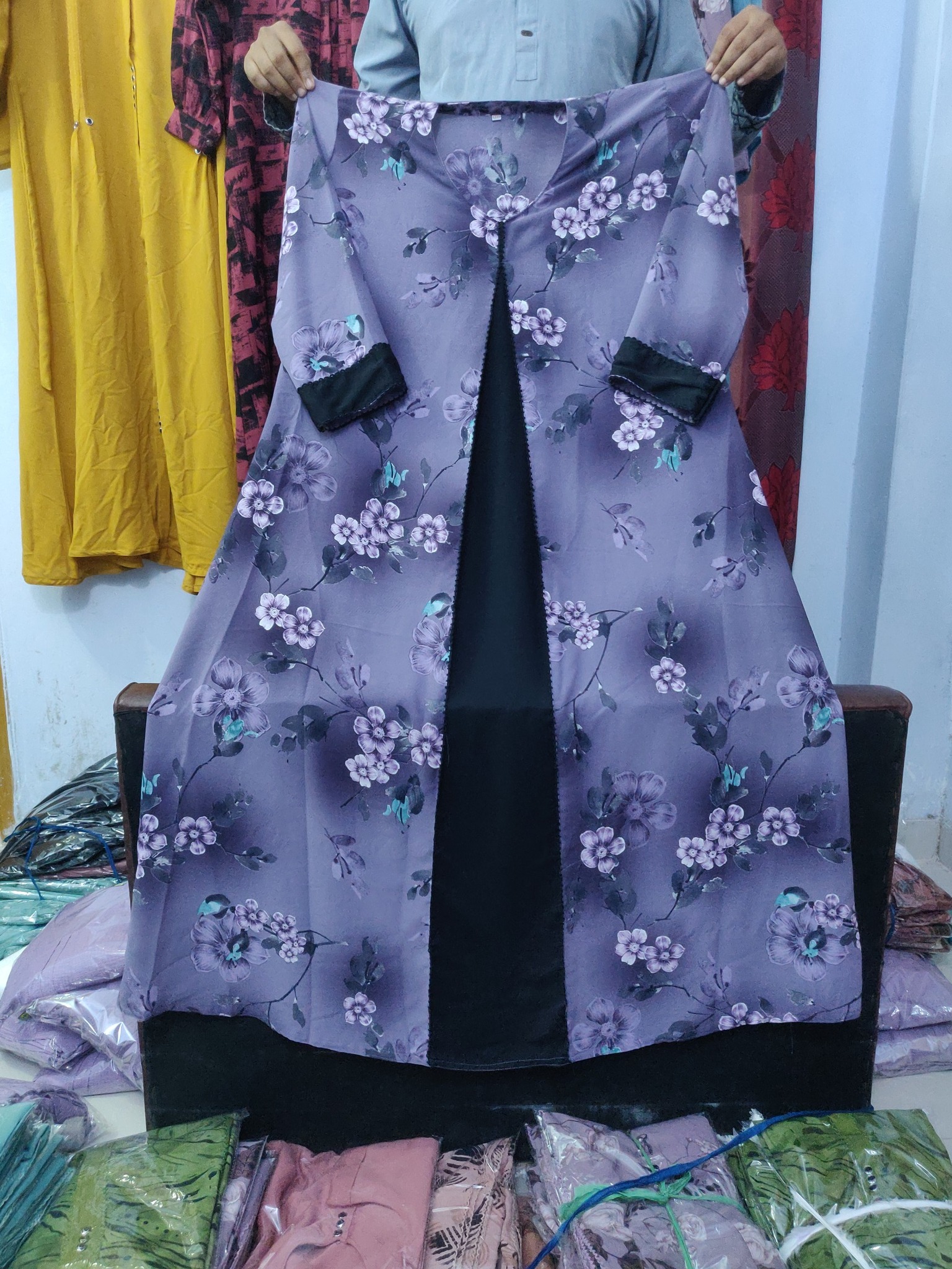 Dubi chari degital prient burka