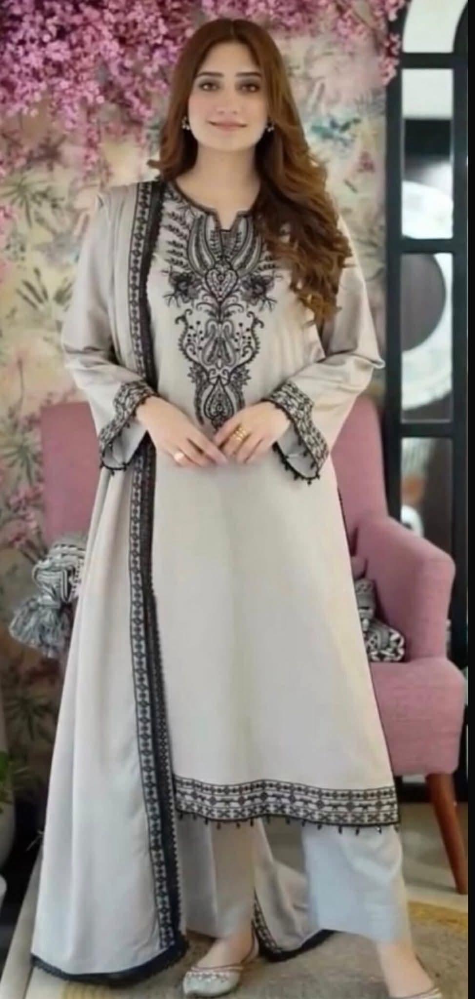 ডিজিটাল প্রিন্ট থ্রি পিস